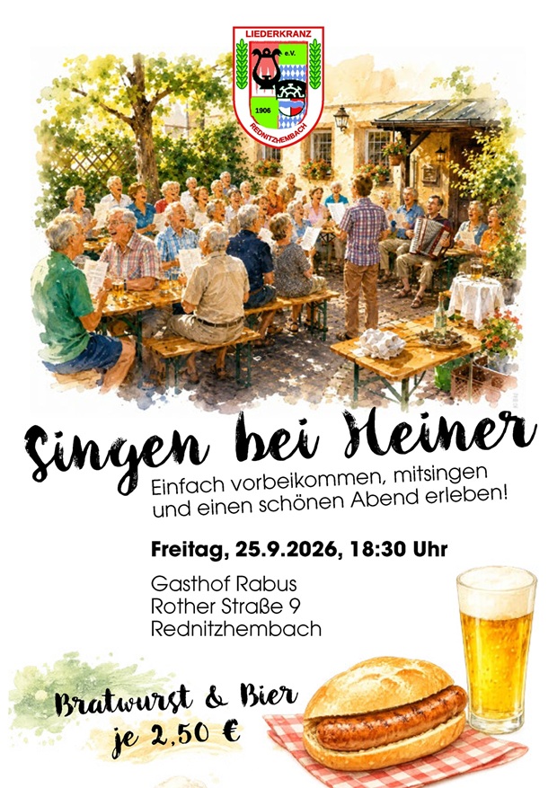 Singen bei Heiner 2026